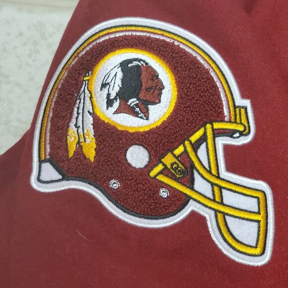 Redskins NFL Wool G-III Apparel Group 2XL Zip Up Bomber Jacket Coat - Picture 5 of 14